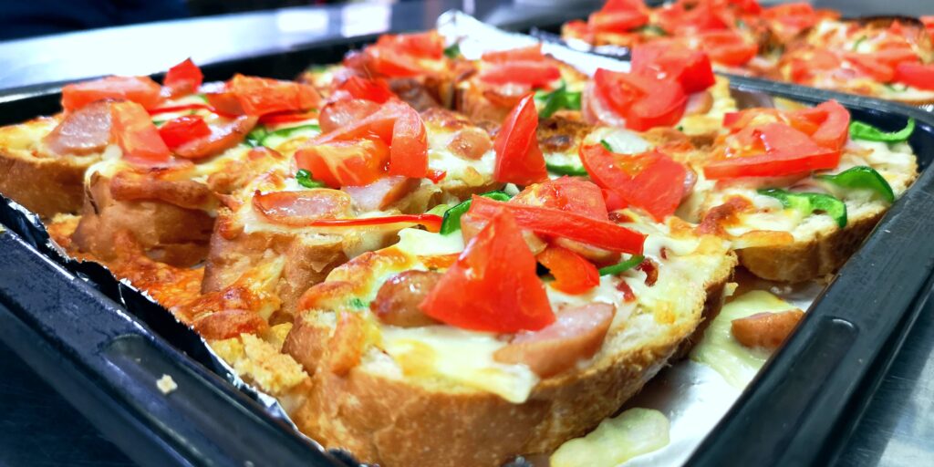 採りたて野菜のオーブントースト焼き